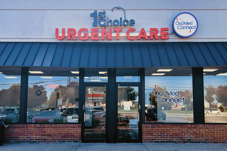 Exterior photo of Occupational Health Clinic in Rochester Hills Michigan.